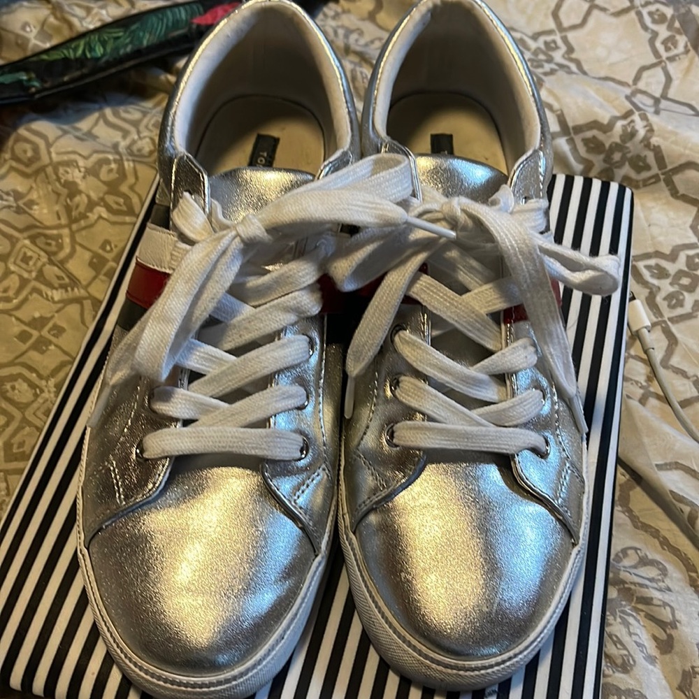 Women silver Hilfiger sneaker
